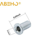 12 Pack Bearing Sleeves for 3220 Dispenser Replaces Crathco 3220 and Grindmaster Cecilware 3220 in Stainless Steel 304
