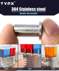 Close-up of Stainless Steel Bearing Sleeve 3220 For Beverage Equipment, shown in hand, fits Bubbler Models D15 D25 4 D35 4 E27 E29 E47 E49.