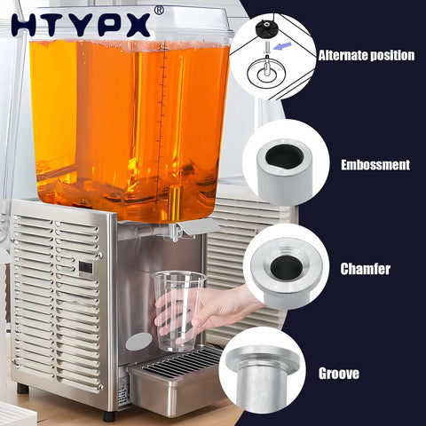 Beverage dispenser with Bearing Sleeve For Beverage Dispenser Made Of 304 Stainless Steel With Excellent Corrosion Resistance Compatible With Crathco Grindmaster 3220 And Other Units