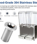 Bearing Sleeve Replacement for Commercial Beverage Dispensers and Juicers Stainless Steel Bushing Compatible With D And E Series