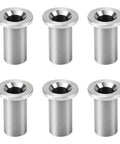 Bearing Sleeve 3220 Compatible With Beverage Dispenser Parts For D15 D25 D35 And E Series And WD Line Pack Of Six stainless steel