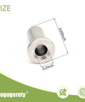 Bearing Sleeve Kit Two Pack For D And E Series Beverage Dispensers Stainless Steel Replacement product dimensions