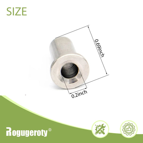 Bearing Sleeve Kit Two Pack For D And E Series Beverage Dispensers Stainless Steel Replacement product dimensions
