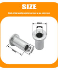 304 Stainless Steel Bearing Sleeve Replacement For Crathco 3220 Bubbler Jet Spray Systems D15 D25 shown with size dimensions