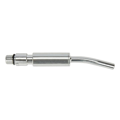 Two Pack Japanese Bearing Tube Nozzles for Car Interior Air Blow Guns, M10x1 Thread, 120 Mm Long, Stainless Steel, side view