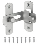 90 Degree Bifold Flip Door Latch in Stainless Steel 304 with screws, angle latch lock for barns, bathrooms, outdoor and garages.