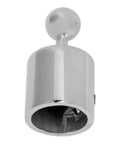 316 Stainless Steel Boat Bimini Ball Top Cap Fitting External Eye End For 22mm And 25mm Round Tubes With Double Screws Type Marine Grade