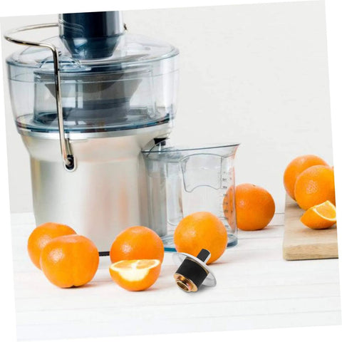 Replacement Coupling Pin for Juicer and Blender Parts With Stainless Steel Construction next to juicer and oranges