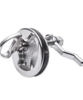 Boat Cam Latch Marine Grade 316 Stainless Steel Flush Pull Hatch Lift shown in side view with locking arm and installation screws.