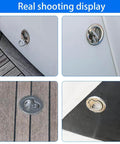 2 Inch Stainless Steel Marine Cam Latch For Boat Hatch Lock Recessed Pull Handle Mounting Hole Installed on Deck