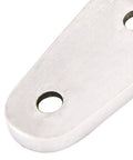 Xiuganpo 316 stainless steel boat hatch hinge plate, mirror-polished, with two screw holes