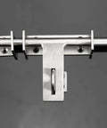 Sliding Bolt Gate Latch with Padlock Hole Heavy Duty 304 Stainless Steel Barrel Door Latch Brushed Finish Built Tough for Exterior Use