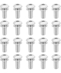 Durable Stainless Steel Water Bottle Cage Bolts With Washers 20 Pack for bike racks and frames, M5x12mm hex socket button head.