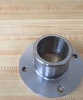 Front view of Beefy Industrial Grade Stainless Steel Bushing Holder For Heavy Duty Machinery With Three Inch Height Inner Diameter Two And Three Quarter Inches Outer Diameter Seven Inches Size Seventy Rexnord 4310070HZ