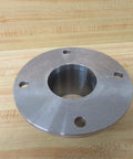 Front view of Beefy Industrial Grade Stainless Steel Bushing Holder For Heavy Duty Machinery with ID 2.75 in and OD 7 in.