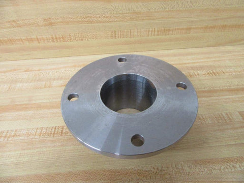 Front view of Beefy Industrial Grade Stainless Steel Bushing Holder For Heavy Duty Machinery with ID 2.75 in and OD 7 in.