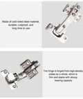 ✝️ 2-Pack 2PCS Cabinet Hinges, Pocket Door Hardware Gate Hinges Easy Install Home Cupboard Folded Kitchen Cabinet 135 Degree