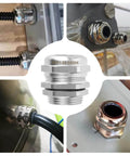 Stainless Steel Cable Gland 1 NPT Waterproof Metal Cable Gland 18 to 25mm Adjustable Protector for Electrical Enclosures