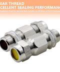 Waterproof Cable Glands And Cord Grip Pass Through Connector For Wire Splices, Glands Joints For Machinery Control Boxes, Stainless Steel
