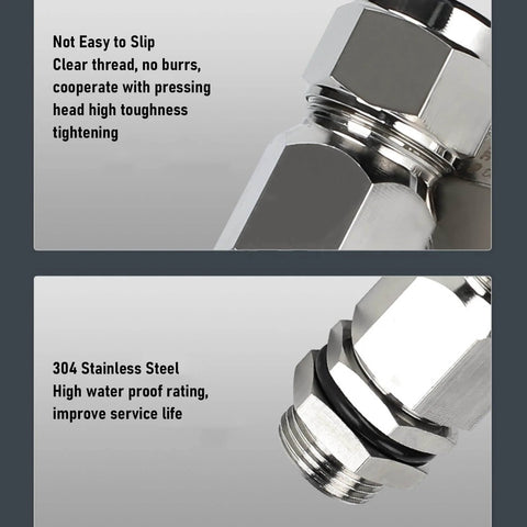 Stainless Steel Cable Gland G1 2 Thread Explosion Proof Sealing Connector For Outdoor Wiring And Cable Projects IP66 Waterproof