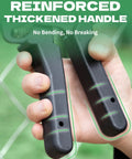 Close-up of reinforced handle on Heavy Duty Stainless Steel Cable Tie Gun Kit for chain link fences and outdoor cages, Sinlon