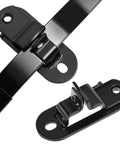 Durable stainless steel 36 inch cam bar lock provides secure, rust resistant protection for trailer doors, shown unattached