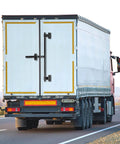 Durable stainless steel 36 inch cam bar lock provides secure, rust resistant protection for trailer doors on the road