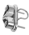 Beavorty 316 marine-grade stainless cam cleat with swivel hinge and leading ring for deck hardware