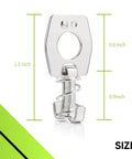 Replace a broken water heater door latch quickly with a lightweight, durable stainless steel cam lock fastener, dimensions shown.