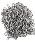 Pile of 20 Feet x 5/32 Inch Stainless Steel Chain Link, Heavy Duty Chain Links, Rust Proof Coil Chain Metal Utility Chain