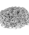 49 Feet 1/8 Inch 304 Stainless Steel Link Proof Coil Chain, Light Duty Chain Link Bulk, Metal Chain Links in coil form