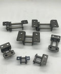 Stainless Steel Roller Chain Connector Double Join for Conveyor Transmission Single Link Chain Joiner with Double Hole Inner Size