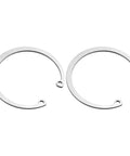 Heavy Duty Internal Retaining Ring Circlip for Grooved Shafts and Studs 2 Pack by Uxcell 304 Stainless Steel shown