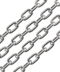 1/4 Inch x 13ft 304 Stainless Steel Coil Chain, 6mm x 4mThick Proof Coil Chain, Heavy Duty Metal Chain, 1322 lbs(600kg) WLL