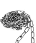 5/32 Inch x 32 Feet Stainless Steel Coil Chain, 4mm x 10m Proof Coil Chain for hanging plants and trailers