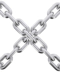 ✝️ 2 Pcs 5/32 x 23 Inch Link Chain 304 Stainless Steel Coil Chain for Transport Tie Down Binder Chain Pulling Towing Hanging