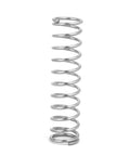 Side view of Heavy Duty Compression Spring Set In 304 Stainless Steel With 10mm Outer Diameter 1mm Wire 40mm Free Length Silver Tone Finish.