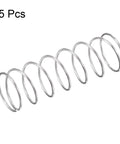Beefy Stainless Steel Heavy Duty Compression Spring 304, 18mm Outer Diameter, 1mm Wire, 50mm Free Length, Silver Tone, 5 Pack
