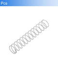 Six Pack Stainless Steel Compression Springs 1mm Wire Diameter 15mm Outer Diameter 80mm Length 304 Grade Rust Proof Heavy Duty Ballpoint Pen Pressure Springs For Ballpoint Pens And Home Shop Repairs Silver