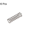 3mm OD Stainless Steel Compression Springs With 0.5mm Wire Size 6mm Compressed Length 10mm Free Length 4N Load Capacity 304 Stainless Silver Tone Pack Of 10 DIY Friendly For Quick Fixes And Repairs