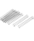 Heavy Duty Compression Spring 304 Stainless Steel, 6mm Outer Diameter, 0.4mm Wire Diameter, 40mm Free Length, Silver Tone, Pack of 10
