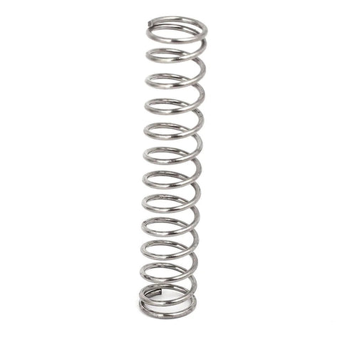 Sturdy 304 Stainless Steel Compression Spring 8mm Outer Diameter, 0.8mm Wire, 40mm Free Length, Silver Tone, Pack of 10 for DIY Projects.