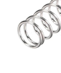 Close-up view of 304 Stainless Steel Compression Spring 5mm Outer Diameter 0.5mm Wire Diameter 5.5mm Compressed Length 10mm Free Length 7.8N Load