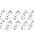 150 Pack Of Stainless Steel Compression Springs For Small Gadgets, 0.3mm Wire Diameter, 4mm Outer Diameter, 10mm Free Length, 304 Stainless Steel