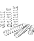 10 Pcs Stainless Steel Compression Springs 1.2mm Wire Diameter 10mm Outer Diameter 80mm Free Length 304 Stainless Steel Heavy Duty Coils