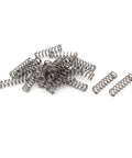 Beefy 304 Stainless Steel Compression Springs 4mm Outer Diameter 0.5mm Wire 15mm Free Length Silver Tone Pack Of 20 For Small Mechanisms DIY Projects And Repairs