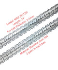 24 Inch Stainless Steel Conveyor Belt Fasteners With Hinge Pin Two Pairs In A Box For Belt Thickness 5 To 6 Millimeters shown in rows