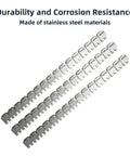 48 Inch Stainless Steel Conveyor Belt Fasteners Clips With 27 Point 5 Inch Hinge Pin For Industrial Conveyor Belt Staple Lacing