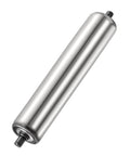 Conveyor Roller 2" Diameter 8" Length, Heavy Duty Stainless Steel Gravity Transmission Replacement Part, side view