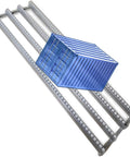 Stainless Steel Roller Conveyor Belt For Light Duty Gravity Conveyor Table With ABS Plastic Rollers And Stainless Steel Frame.